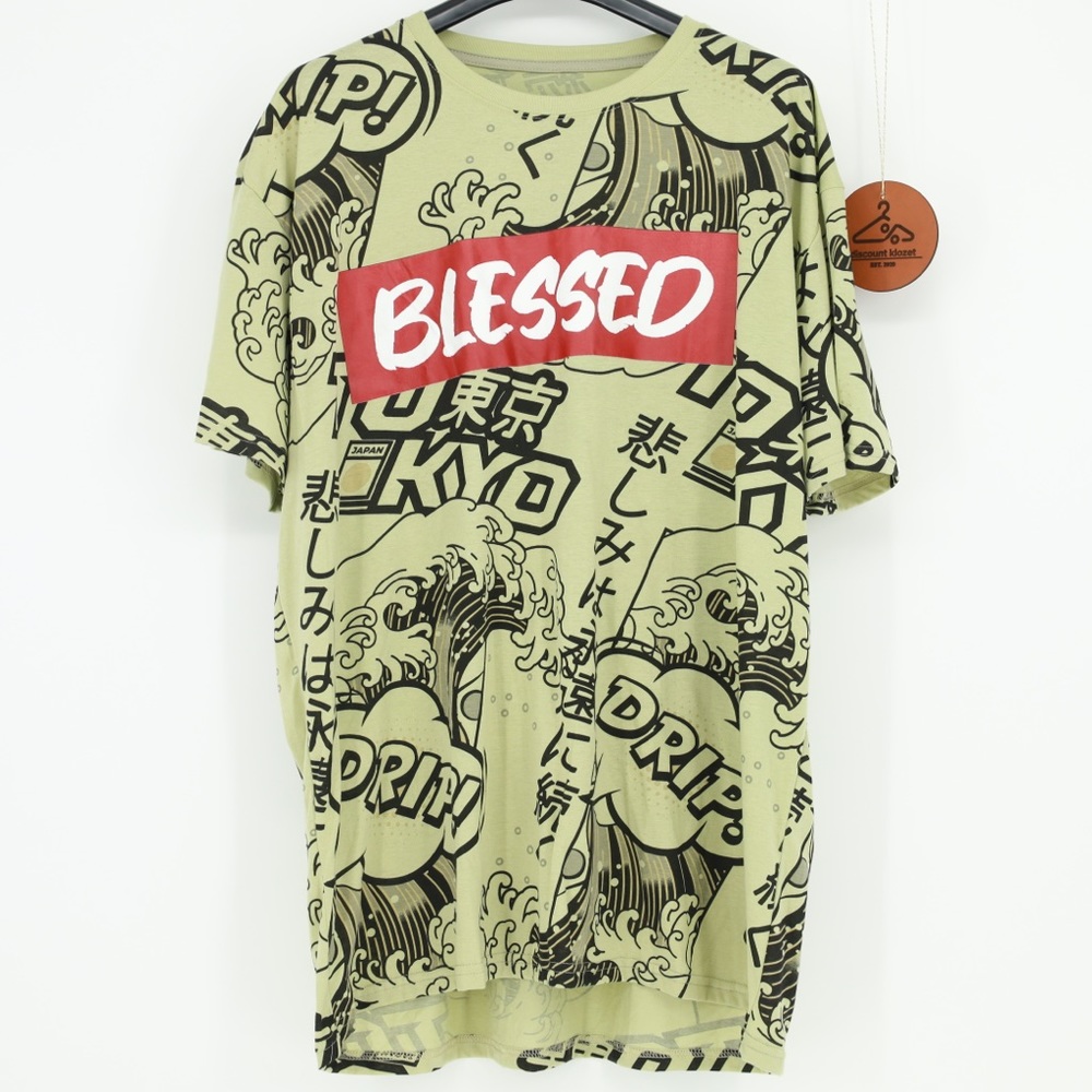 BAILEY APPAREL HUSTLE BLESSED GRAPHIC TSHIRT